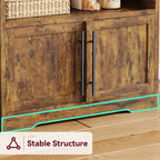 Étagère de cuisine en bois d'ingénierie blanc de 160 cm, style ferme, avec prise de courant intégrée, support de micro-ondes, support de rangement de cuisine à 4 niveaux, avec plan de travail épaissi