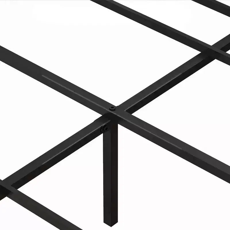 Cadre de lit plateforme Queen Size avec/sans 4 grands tiroirs de rangement, support à lattes en acier robuste, assemblage facile sans outils et silencieux