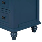 Meuble de rangement en bois Henry à 3 tiroirs avec plateau coulissant, table d'appoint polyvalente