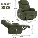 Fauteuil inclinable confortable pour salon, assise de salon moderne élégante et durable, support dorsal ergonomique, montage facile, idéal pour la détente à domicile