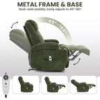 Fauteuil inclinable confortable pour salon, assise de salon moderne élégante et durable, support dorsal ergonomique, montage facile, idéal pour la détente à domicile