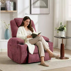 Fauteuil inclinable confortable pour salon, assise de salon moderne élégante et durable, support dorsal ergonomique, montage facile, idéal pour la détente à domicile