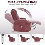 Fauteuil inclinable confortable pour salon, assise de salon moderne élégante et durable, support dorsal ergonomique, montage facile, idéal pour la détente à domicile