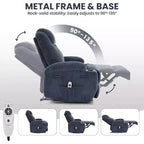 Fauteuil inclinable confortable pour salon, assise de salon moderne élégante et durable, support dorsal ergonomique, montage facile, idéal pour la détente à domicile