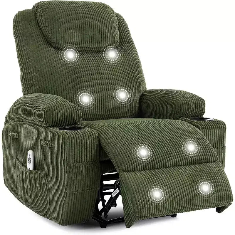 Fauteuil inclinable confortable pour salon, assise de salon moderne élégante et durable, support dorsal ergonomique, montage facile, idéal pour la détente à domicile