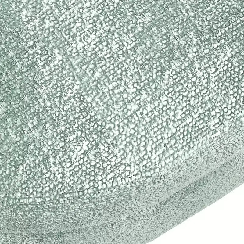 Banc de rangement moderne de 111 cm avec pouf ovale rembourré en lin, banc de bout de lit avec pieds en bois, banc d'entrée pour chambre à coucher, salon