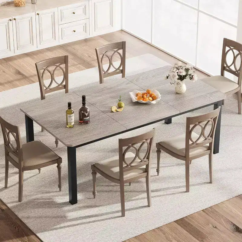 78.7 in Long Computer Desk,Large Industrial Office 2 Person Desk Workstation,Study Writing Wide Table,Modern Style Laptop Desk Tables for Home Office