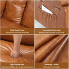 Fauteuil inclinable électrique grand format pour personnes âgées, siège extra large, massage chauffant, canapé électrique en similicuir avec porte-gobelets et poches latérales, beige