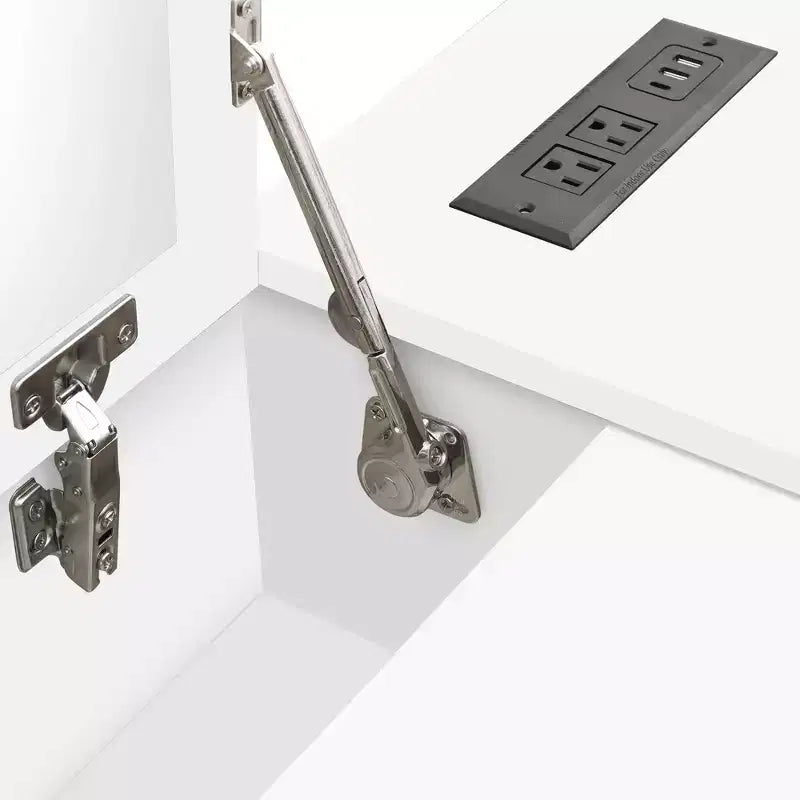 Lit plateforme double moderne en bois avec coiffeuse, 6 tiroirs et étagères