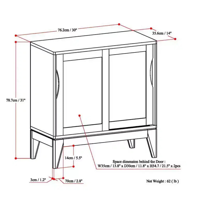 Meuble bas de rangement Pearson
