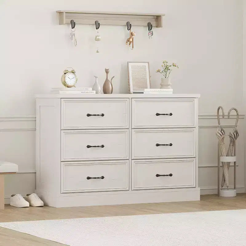 Table de chevet moderne avec tiroirs, meuble de rangement pour chambre, gain de place, construction durable
