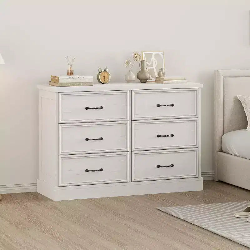 Table de chevet moderne avec tiroirs, meuble de rangement pour chambre, gain de place, construction durable