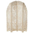 Eclectic Wood Room Divider Screen White - Olivia & May