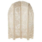Paravent blanc éclectique en bois – Olivia & May