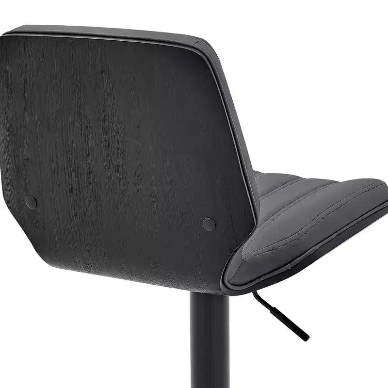 Tabouret de bar réglable Sabine en similicuir