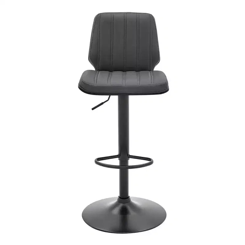 Tabouret de bar réglable Sabine en similicuir
