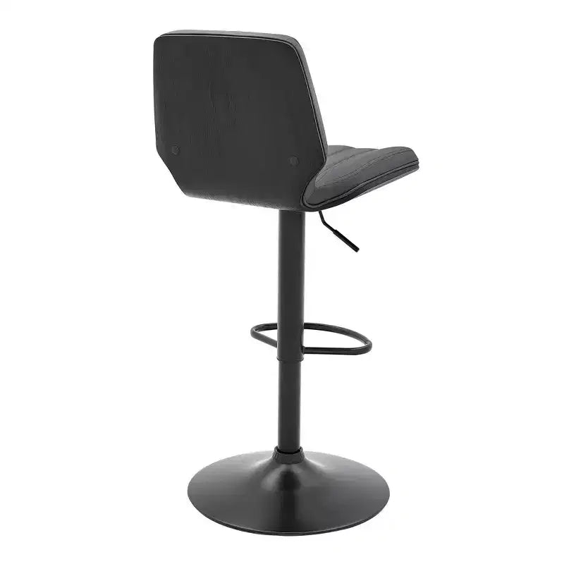 Tabouret de bar réglable Sabine en similicuir